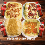 Combo Familia - 4 Batatas Recheadas. Refrigerante grátis.